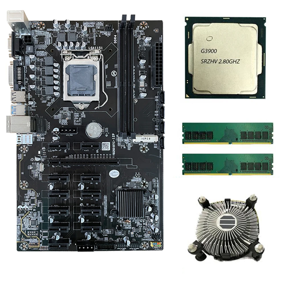 

Новая версия ATX 12 GPU B250 LGA1151 материнская плата DDR4 Expert B250 комплект материнской платы с SSD M.2 заводская цена