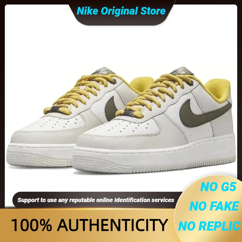 Кроссовки Nike Air Force 1 Low ✇ PRM яркие серные кроссовки цвета хаки