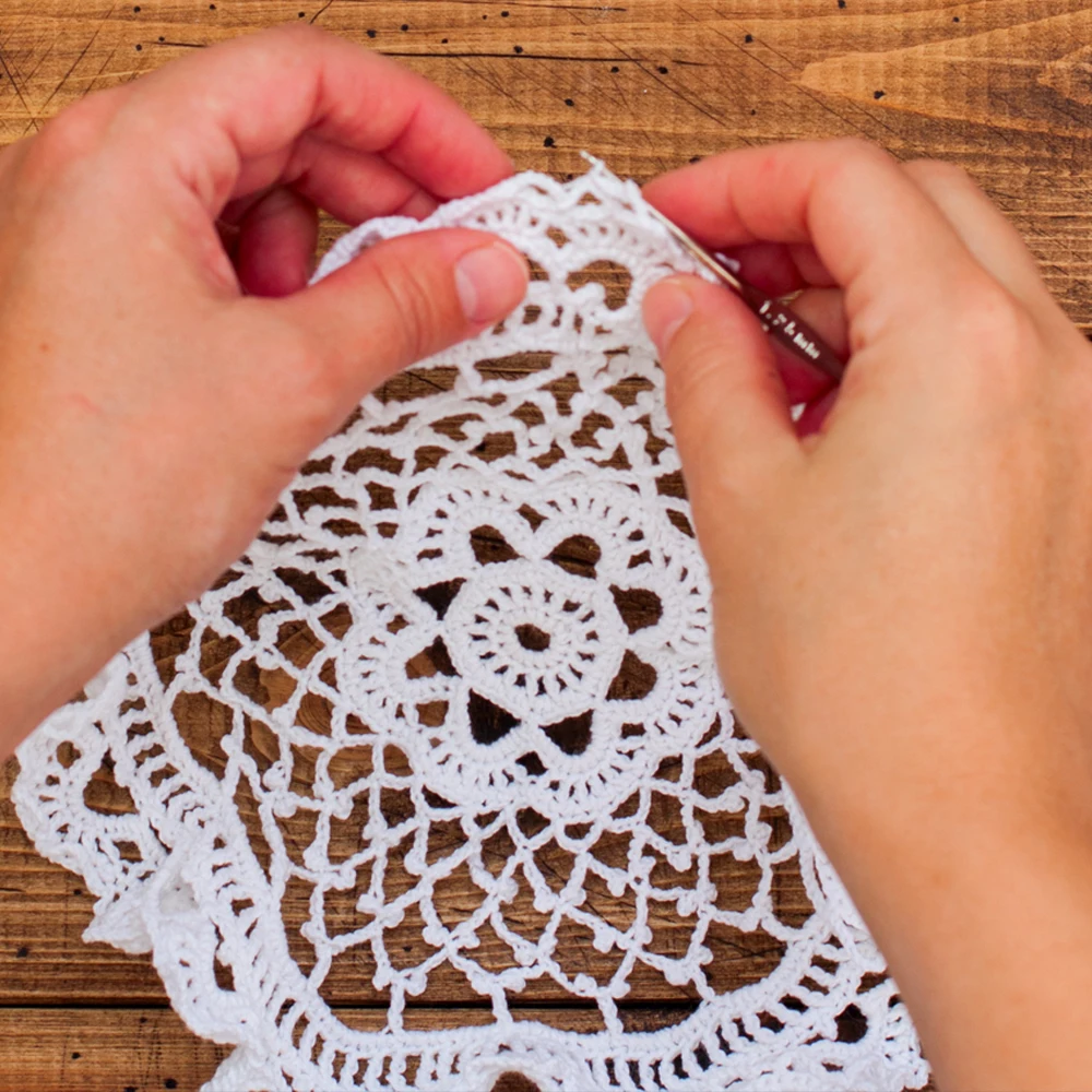 Кружевная пряжа высшего качества № 50 100 г 6 шт. Скатерть из полиэстера занавеска