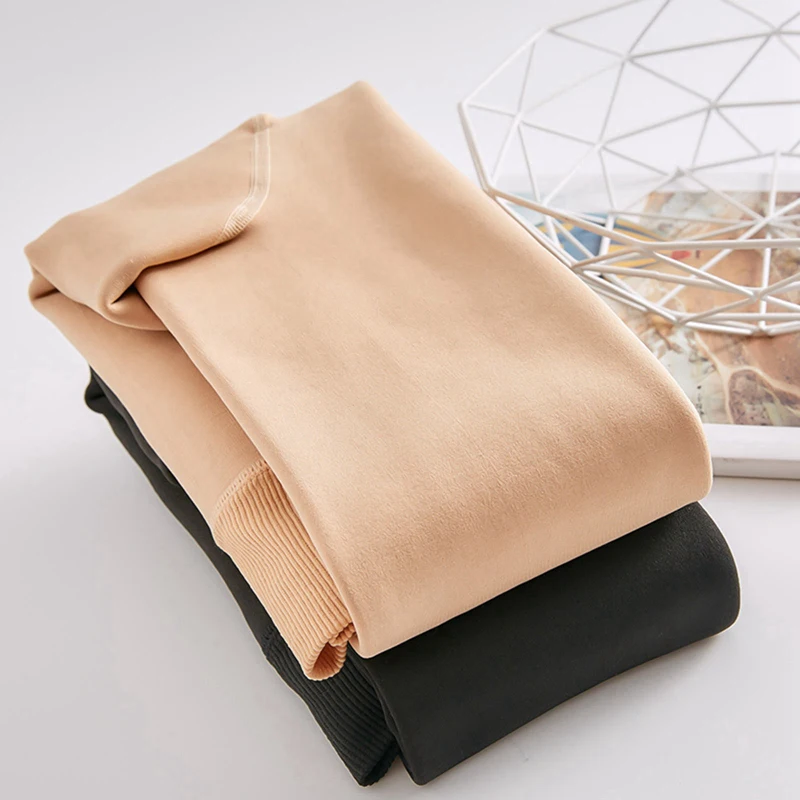 Модные женские зимние теплые плотные колготки эластичные тонкие флисовые