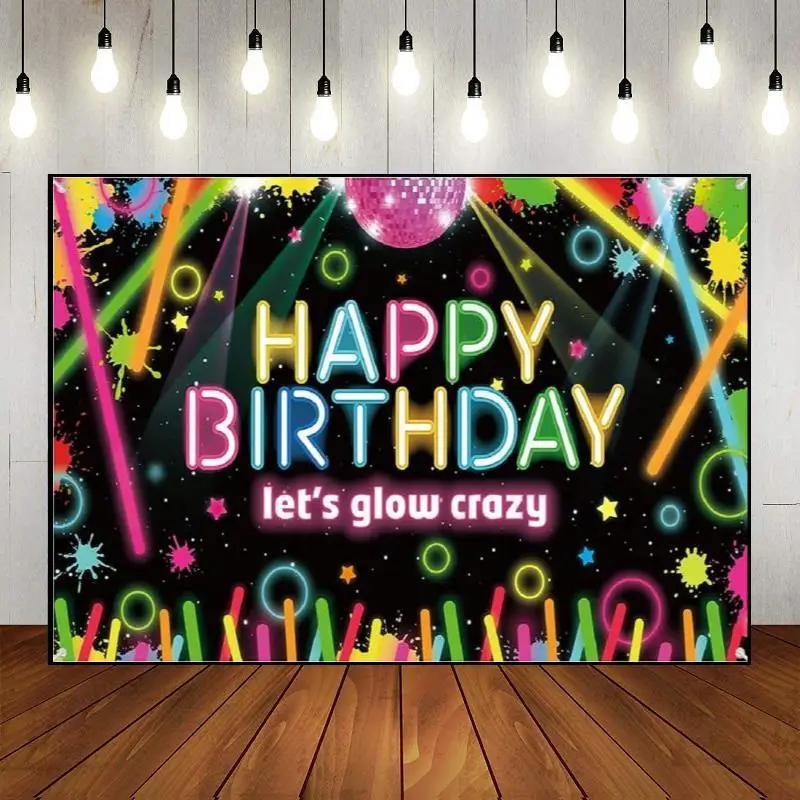 Фон для фотографий с надписью &quotHappy Birthday&quot