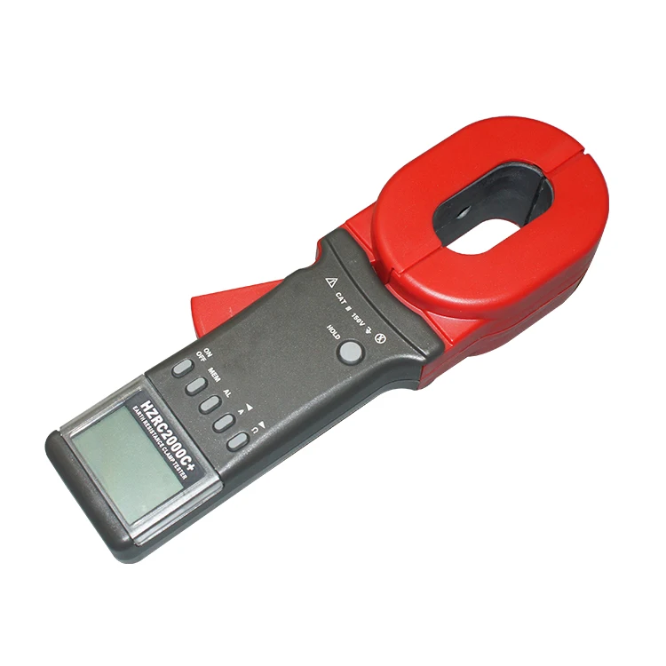 

HZRC2000+ High Accuracy Ground Resistance Clamp Meter Digital Earth Resistance Tester