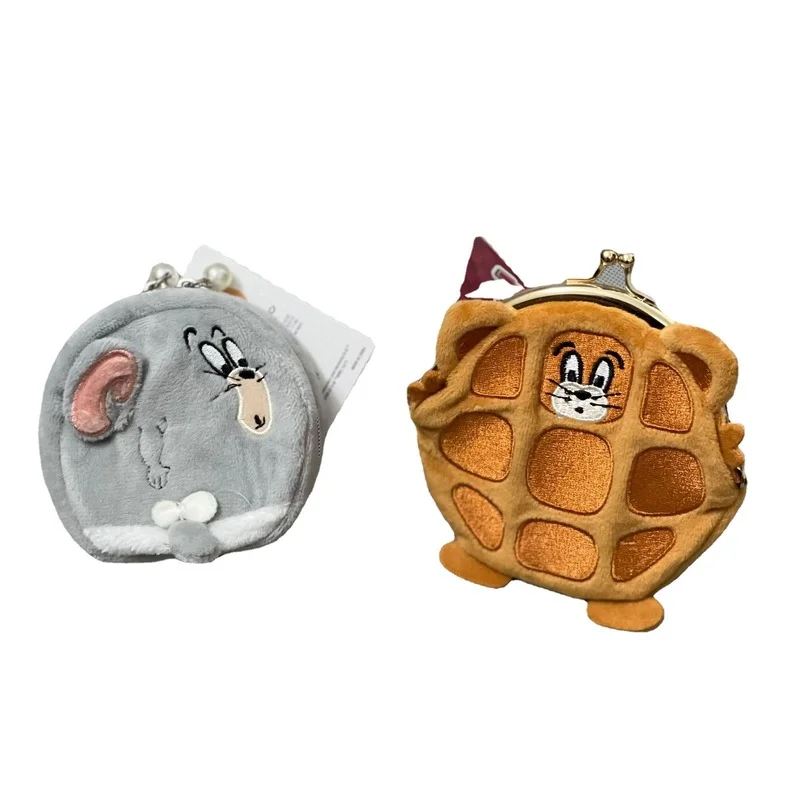 

1 шт., лидер продаж, кошелек с рисунком Тома и Джерри, кошелек с рисунком из аниме, кошелек для мелочи, фланелевый кошелек для манги, милый коше...