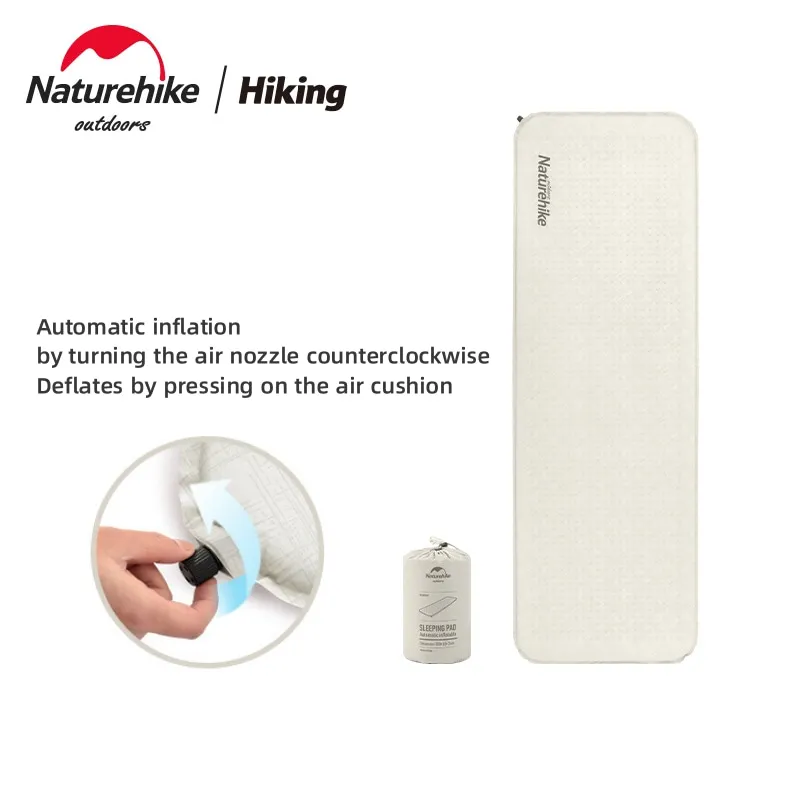 

Naturehike Губчатый автоматический надувной коврик Кемпинг Портативный удобный спальный матрас На открытом воздухе Ультралегкий влагонепроницаемый коврик