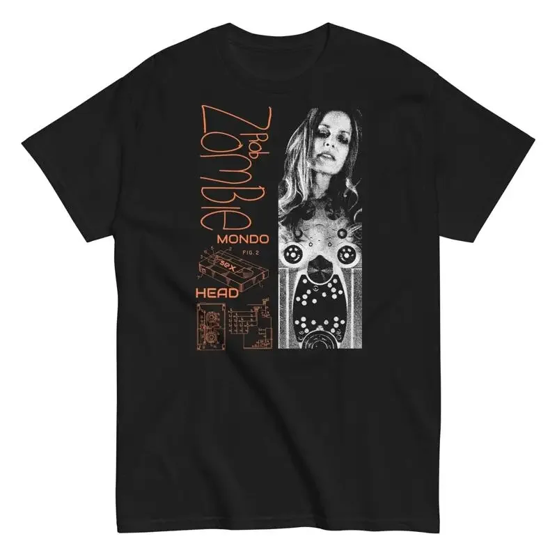 Фото Футболка Merchmoment Rob Zombie Mondo Head, черная, новая №1