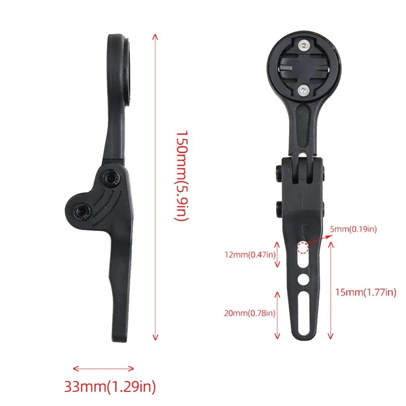 Велосипедный держатель компьютера регулируемый GPS секундомер поддержка камеры