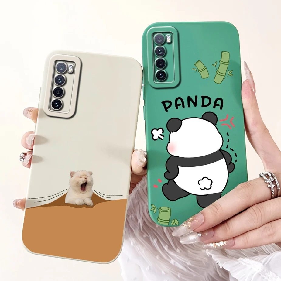 Чехол для Huawei Nova 7 5G JEF-AN00 с милой собакой и рисунком противоударный чехол телефона