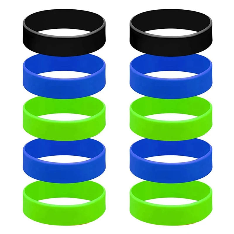 

10Pcs 65Mm Silicone Bands For Sublimation Tumbler Heat Resistant Sublimation Paper Holder Ring Bands For Bottle Cup DIY