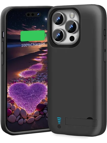 Чехол-зарядное устройство для iPhone 15 Pro Max Power Case Портативная крышка для зарядки Power Bank Аккумулятор 6000 мАч аккумулятор externe