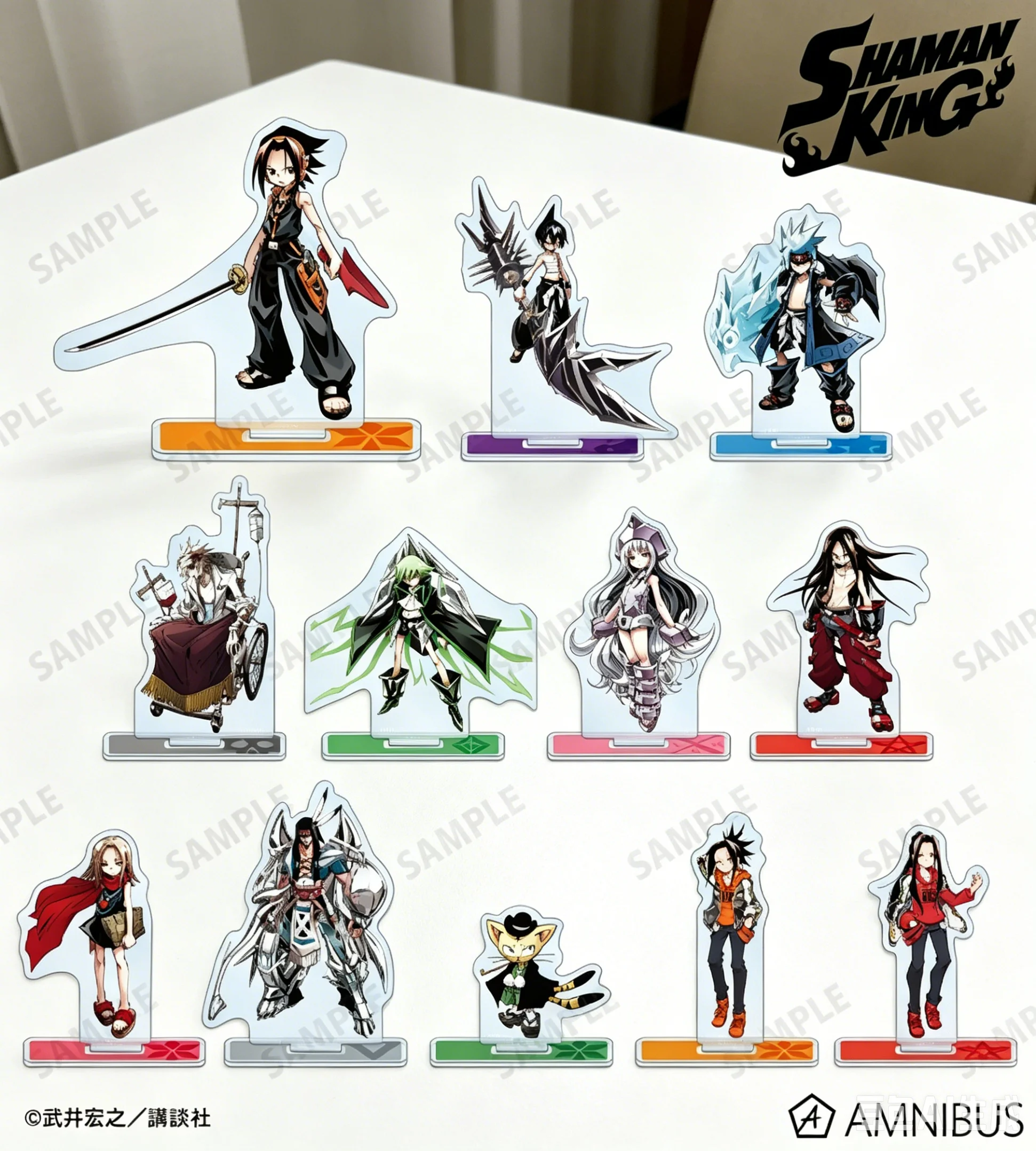 Фото Акриловая фигурка-подставка 15 см по аниме SHAMAN KING, настольное украшение, декор для спальни, подарки на праздники, брелоки №1