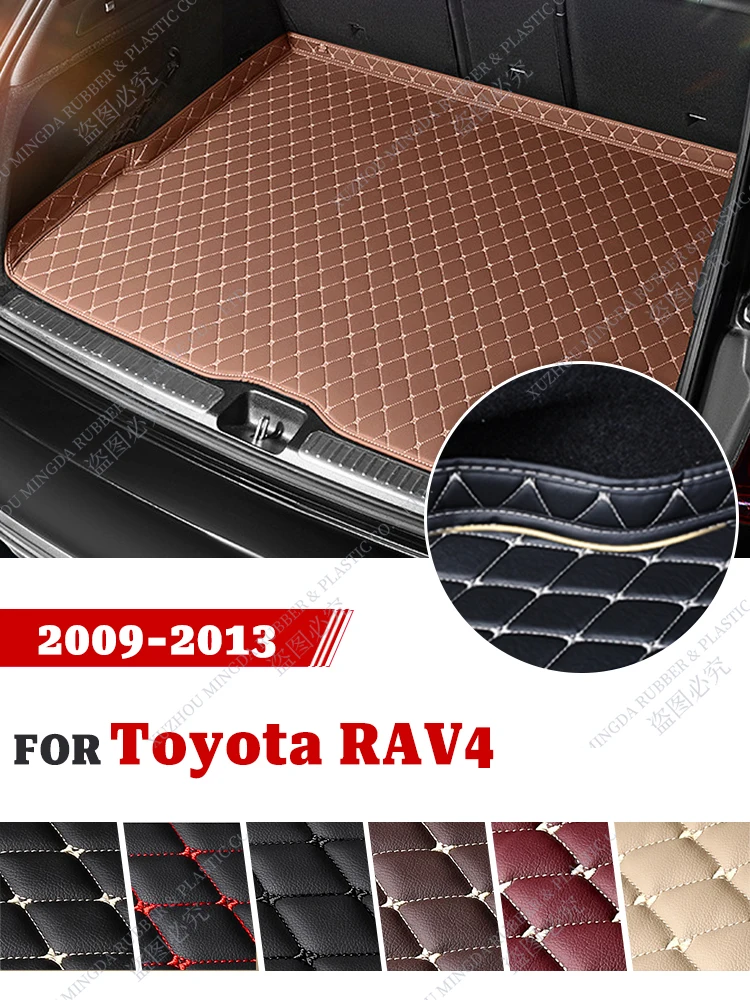 

Коврик для багажника автомобиля для Toyota RAV4 2009 2010 2011 2012 2013, пользовательские автомобильные аксессуары, украшение интерьера автомобиля