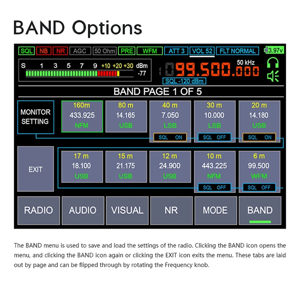 Малахитовый приемник радио 5000 мАч