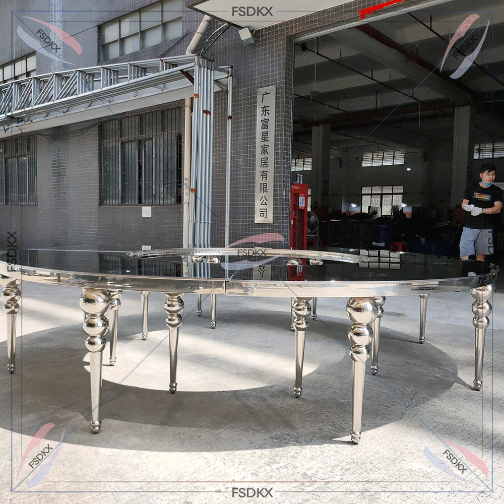 Лунный стол полукруглый отель змеевидный свадебный роскошные картонные коробки