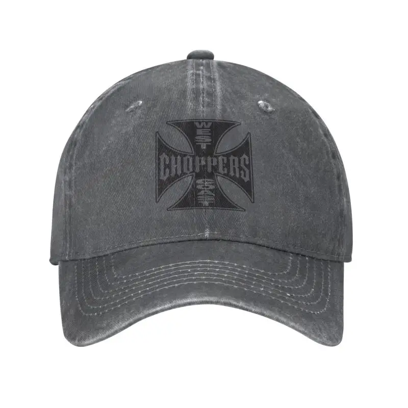 

Personalized Cotton West Coast Iron Cross Choppers Baseball Cap Men Women Breathable Dad Hat Sports