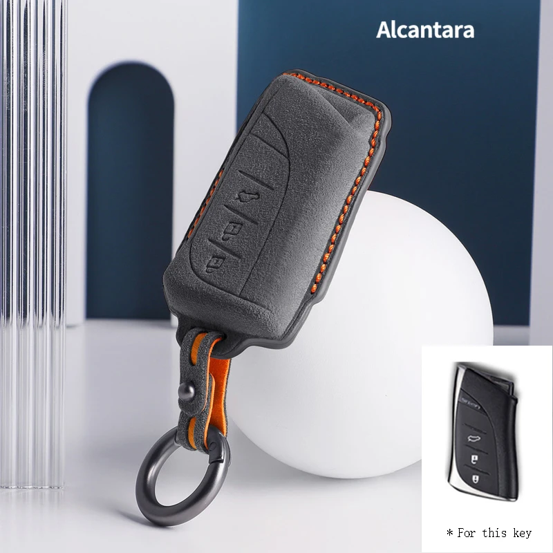Новый замшевый чехол для ключей от автомобиля Lexus ES NX GS RX UX250 UX260 ES350 LC500 3/4 кнопки