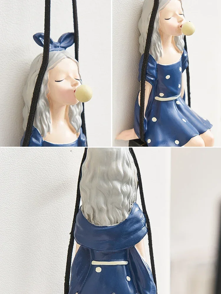 Настенные украшения для комнат девочки настенные качели и желудочков