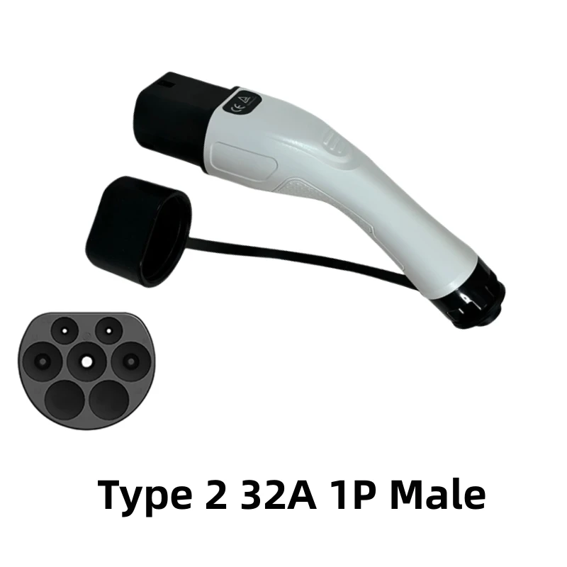 

Вилка зарядной станции для электромобиля типа 2, сменная вилка зарядной станции 16A32A IEC 62196-2, зарядное устройство для электромобиля