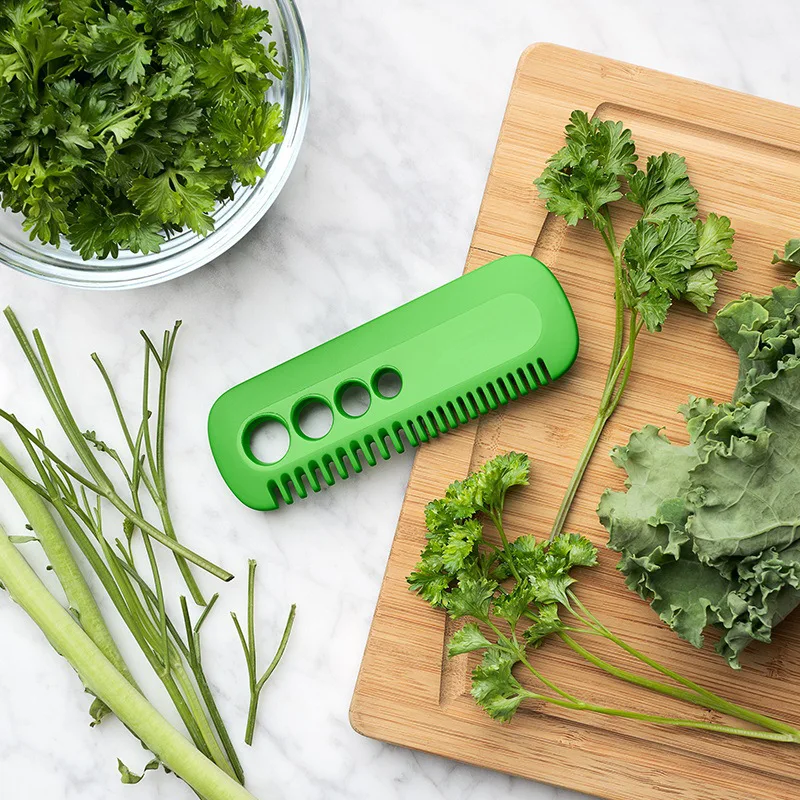 

Portable Kitchen Gadgets Vegetable Herb Eliminator Vegetable Leaf Comb Household Kitchen Multifunctional Gadgets Cooking