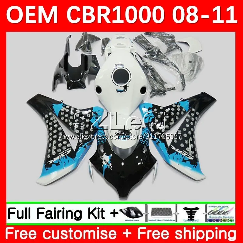 

Graffiti blue Injection For HONDA CBR 1000 CBR1000 RR CC 1000RR CBR1000RR 08 09 10 11 1000CC 2008 2009 2010 2011 Fairing 51LQ.9