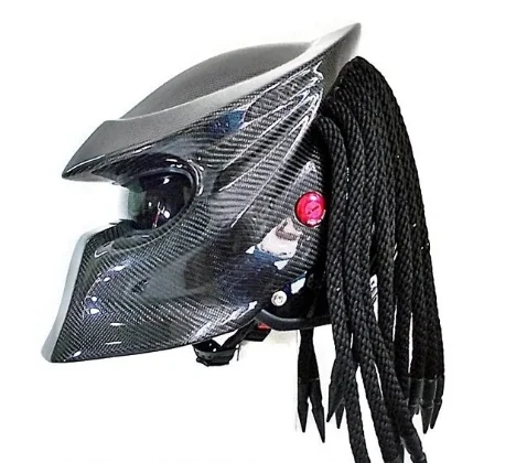 

2021 новейшее углеродное волокно Хищник на все лицо шлем профессиональный гоночный мотоциклетный шлем