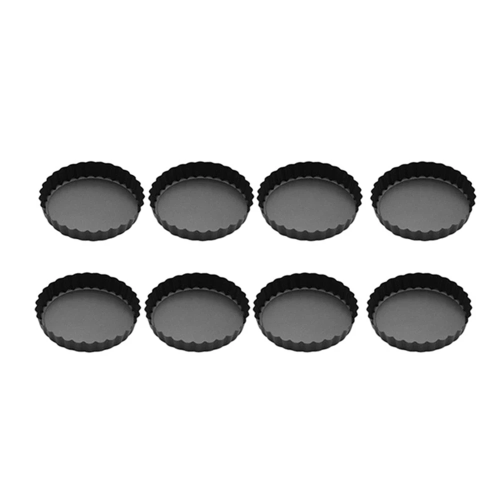 

8 шт. 4-дюймовая мини-кастрюля для пирогов, антипригарная Кастрюля, кастрюля для пирогов, посуда для пирогов, десертов и т. Д.