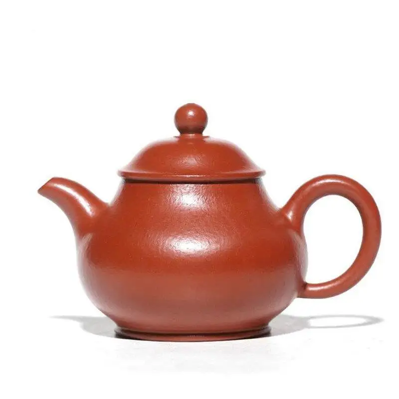 

160ml Chinese Yixing Purple Clay Teapots Famous Artists Handmade Tea Pot Raw Ore Coarse Sand Zhu Mud Beauty Kettle Zisha Tea Set