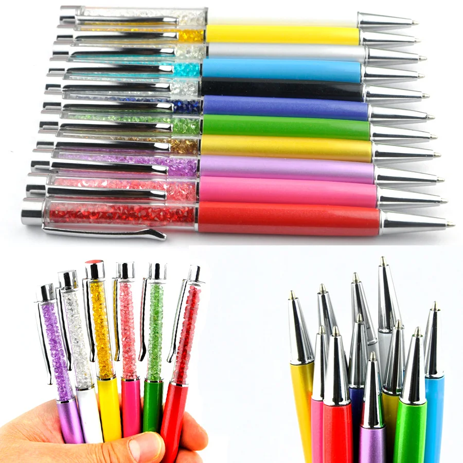 

Metal Diamond Ballpoint Pen Capacitive Touch Screen Pen Personalized Gift Student School Office Statione