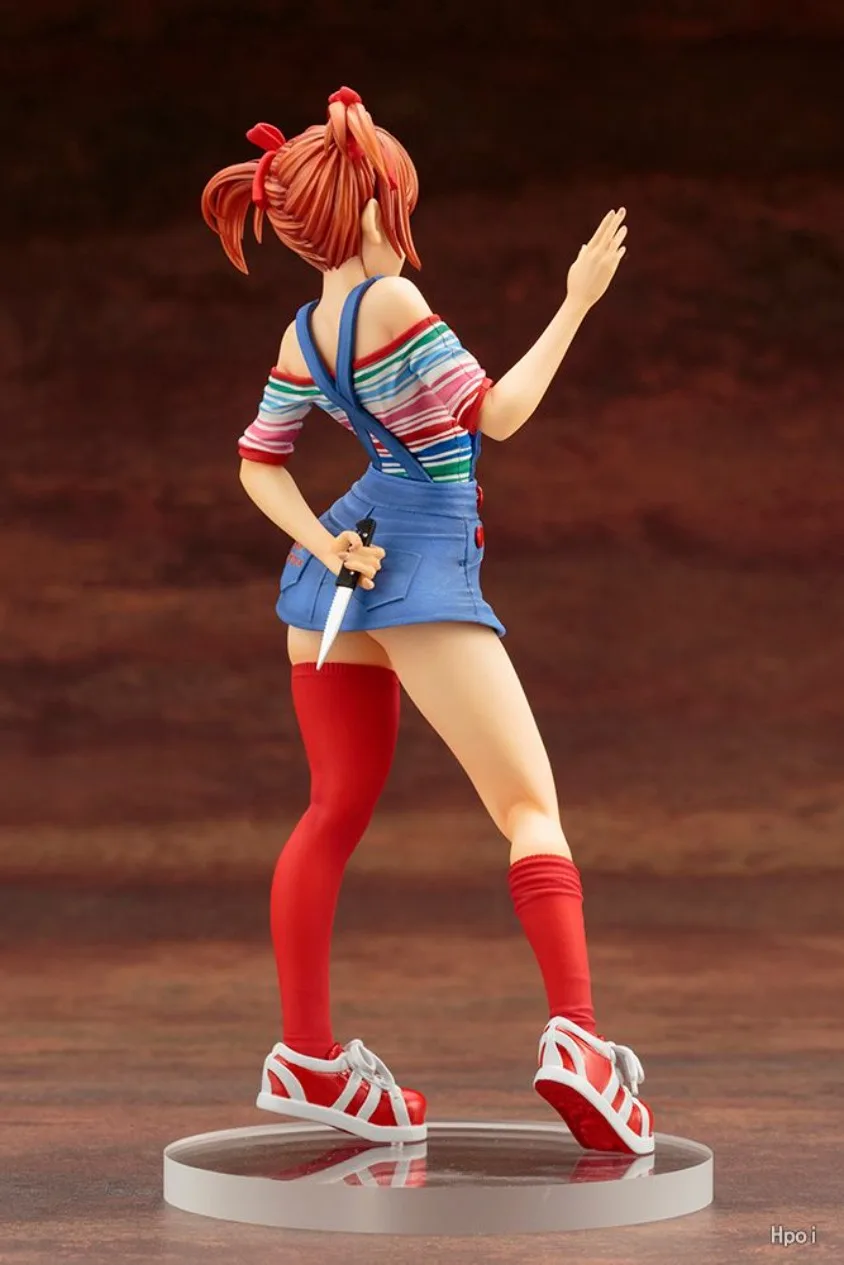 Фото Коллекционная фигурка-статуэтка Kotobukiya Bishoujo Horror Bride of Chucky, масштаб 1/7, модель, игрушка, подарок №4