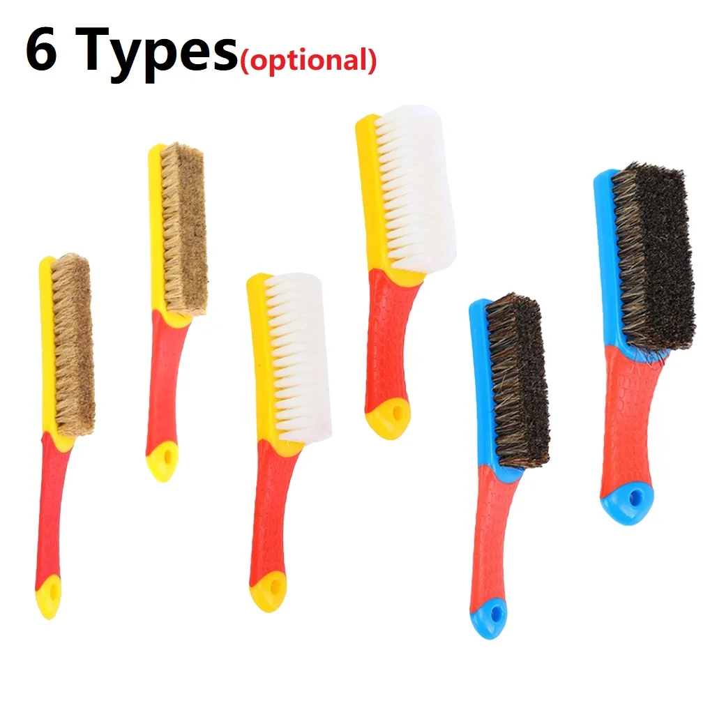 

160mm Handle Brush Nylon Bristles Welding Interior Cleaning Tools 5 /7 Row For Solder Flux Paste Residue Professional Hand Tool