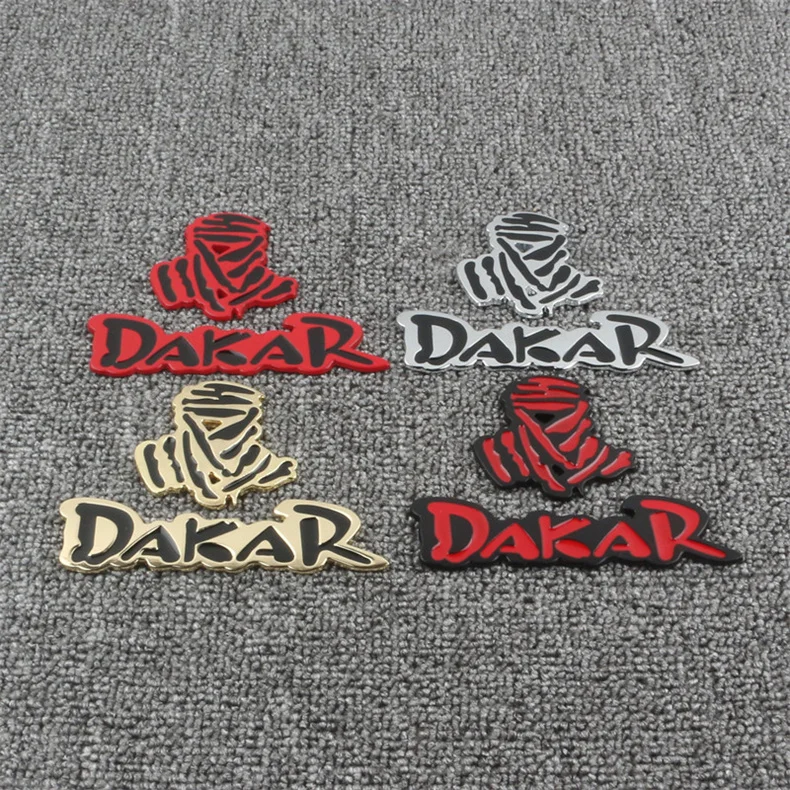 

Car 3D Metal DAKAR Logo Stickers and Decals For Rally Off-road SUV 4x4 Car Rear Head Trunk Body Door Emblem Badge Styling