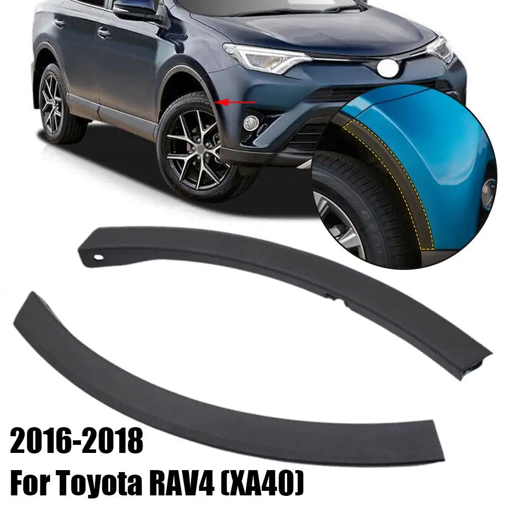 

Car Front Bumper Wheel Fender Molding Trim for Toyota RAV4 (XA40) 2016 2017 2018 52112-0R060 52113-0R060 Exterior Accessori C7K3