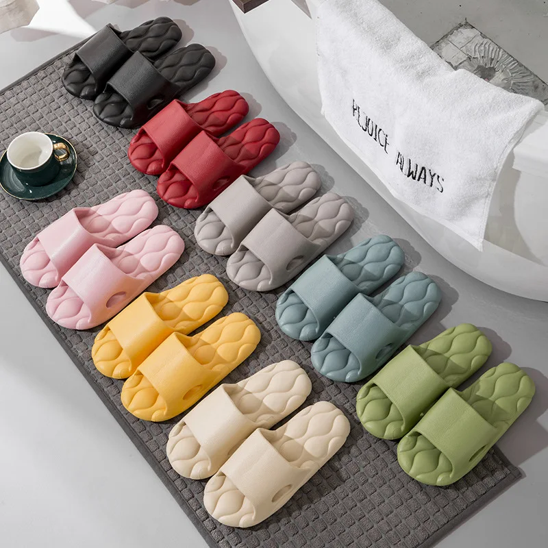 

Тапки женские домашние для ванной, однотонные, Эва, модные легкие, повседневная обувь, большие размеры