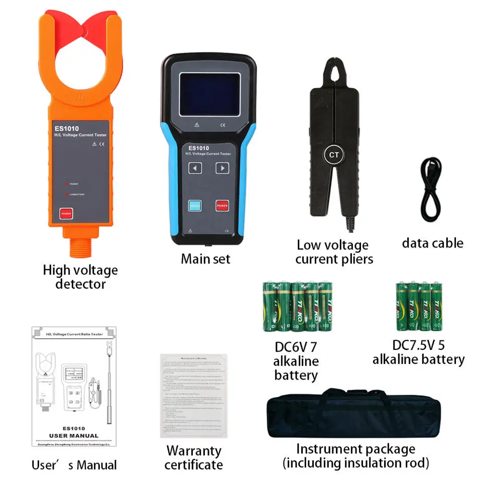 ES1010 Беспроводной тестер TTR с высоким и низким коэффициентом трансформации 1:10
