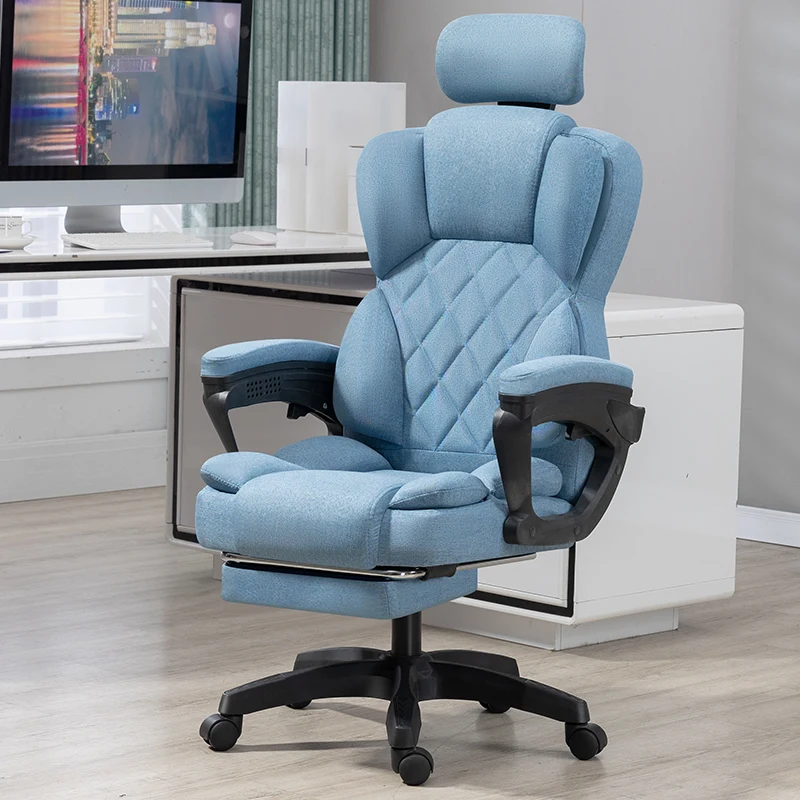 

Elbow Pad Office Chair Back Footrest Design Ergonomical Recliner Swivel Chair Comfy Playseat Chaise De Bureau Furnitures