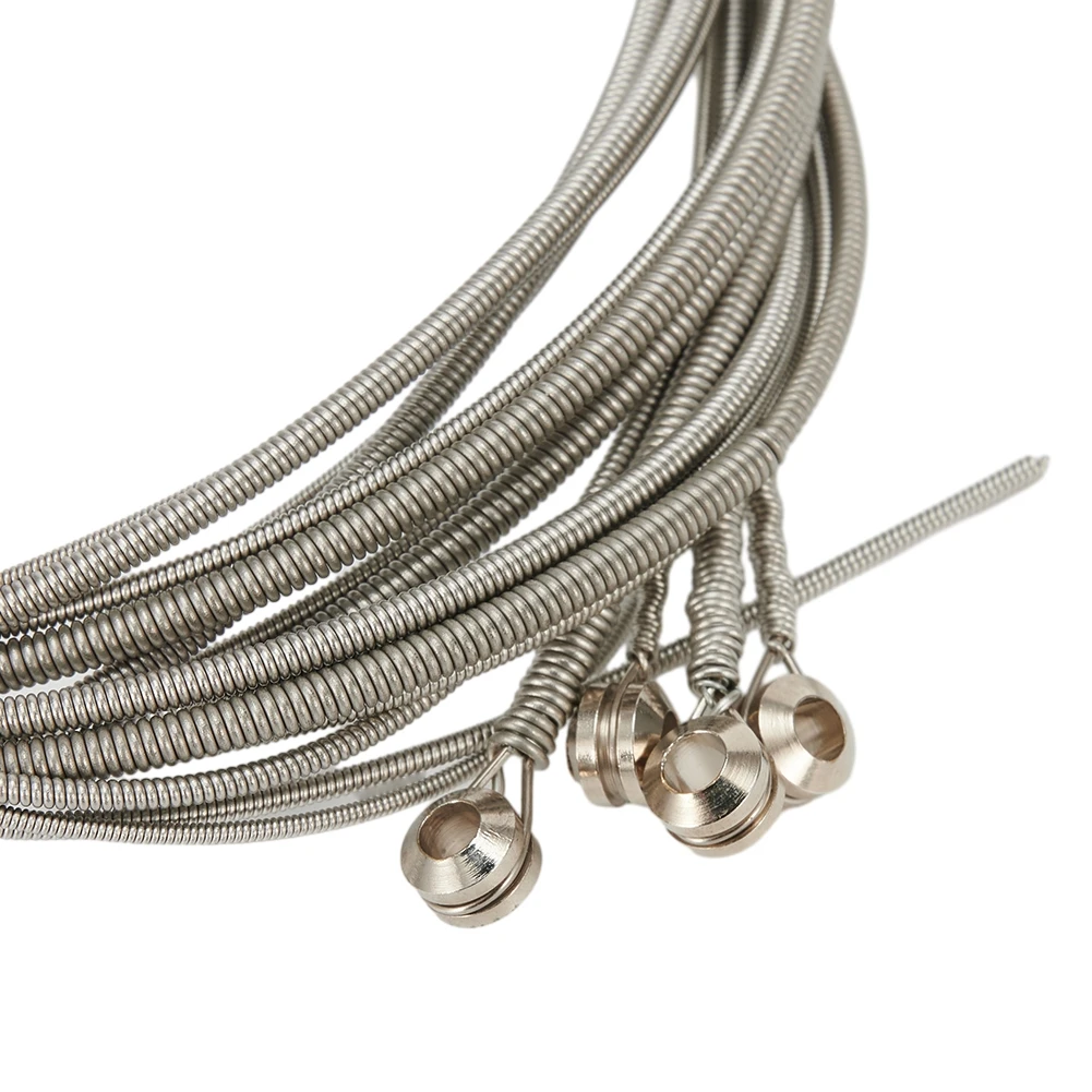 

Durable New Practical Quality Replaces Bass Strings Accessories Carbon Steel Core Silver Spare Parts Steel Cord