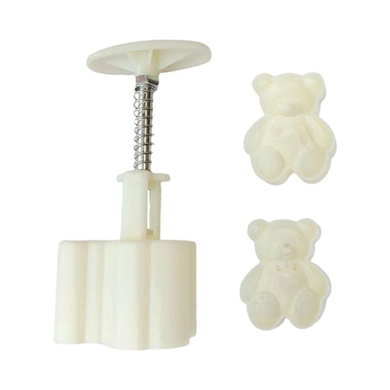 

Plastic Material Mooncake Molds Stamp Moon Cake Mould Cartoon Beer Shaped Molds