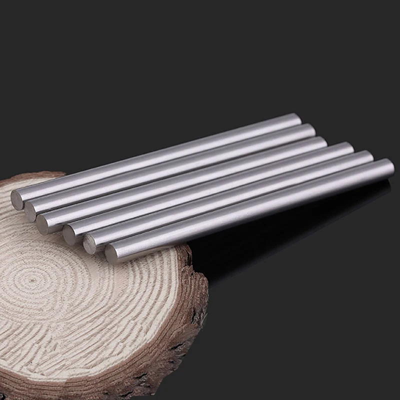 1pcs Diameter 2mm-12mm Length 200mm HSS White Steel Solid Round Rod Precision CNC Cutting Turning Lathe Tool Bar Hardened - купить по