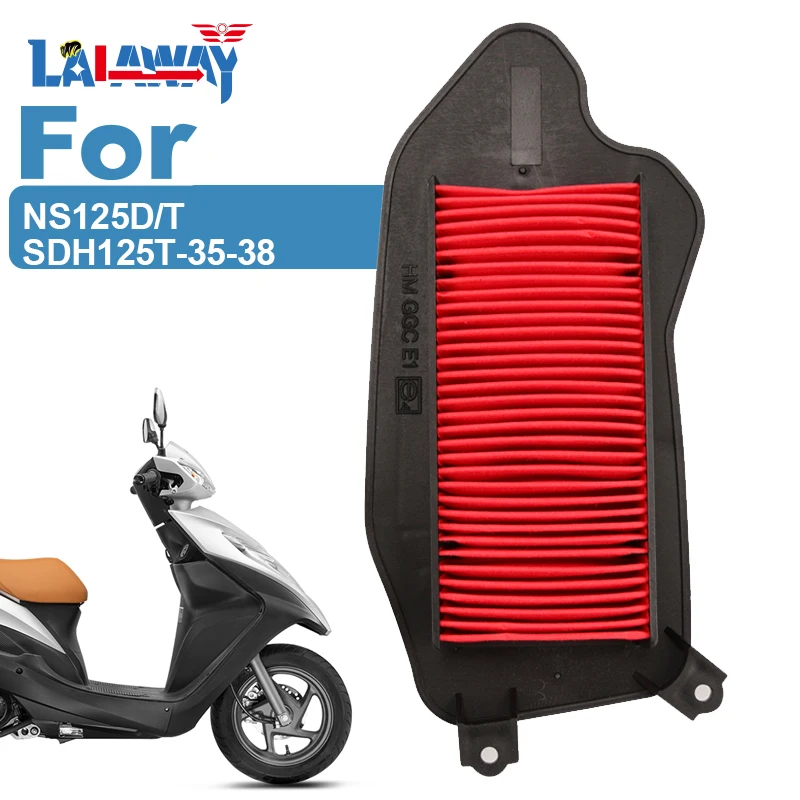 

2 Pack Scooter Motorcycle Air Filter Motor Bike Intake Cleaner For Honda Sundiro NS125D/T SDH125T-35-38, Air Filter