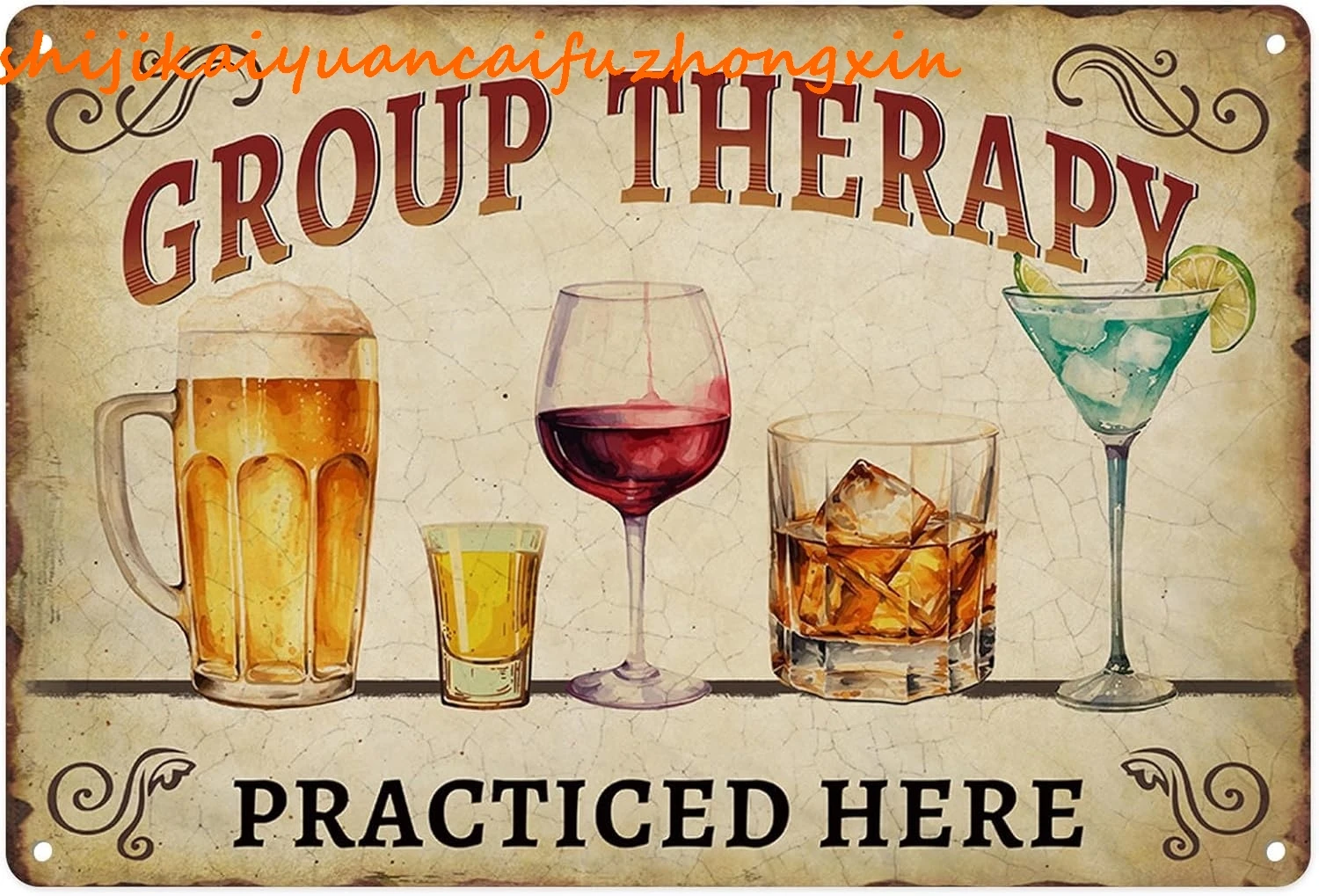 Металлическая вывеска Sanwarm пиво виски вино винтажная жестяная для гостиной кафе