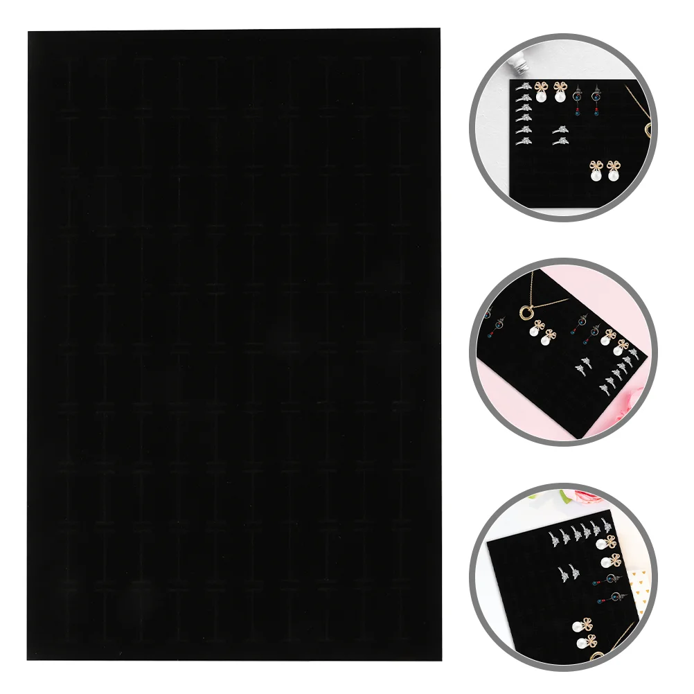

Jewelry Box Pad Rings Insert Display Mat Earstud Jewellery Tray Pallet Earring Sponge Holder Supply