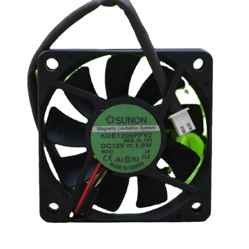 

New CPU Cooling Fan Radiator For TAJUN KDE1206PFV2 12V 1.9W 3-wire Silent Cooler Fan 6010 6CM
