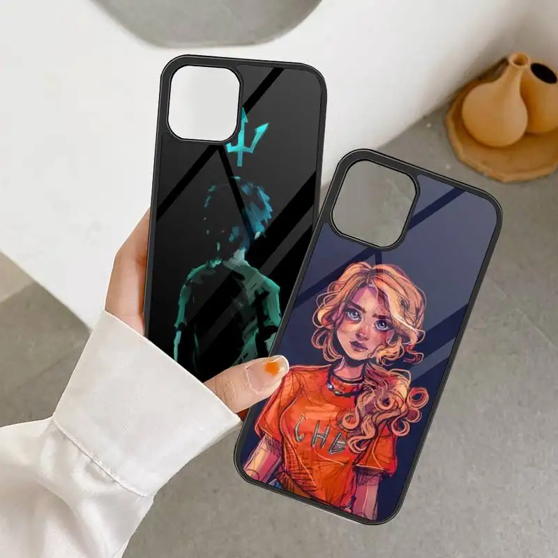 Чехол для телефона P-Percy Jackson с мультипликационным фильмом для IPhone 13 14 12 11 Max Pro Mini Plus 6 7 8 Plus X XR SE2020, жесткий силиконовый чехол
