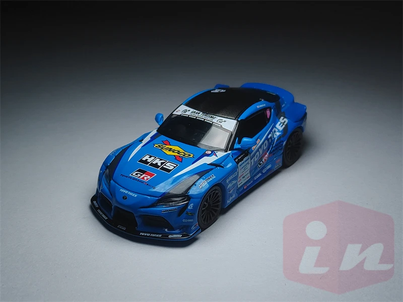 

Mini GT 1/64 Toy Car 307 HKS GR Supra No.77 FAT FIVE RACING 2020 D1 Grand Prix DieCast Model Collection Limited Edition