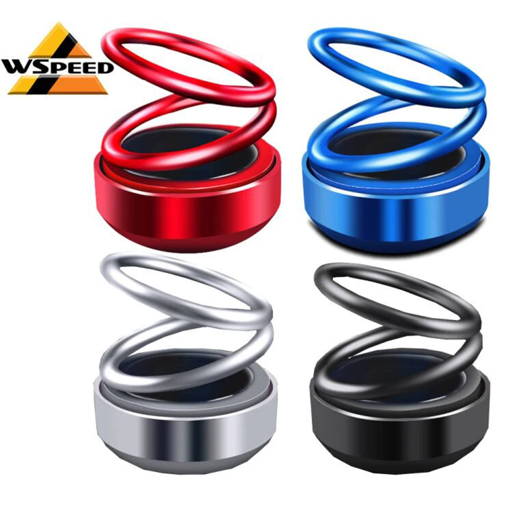 Car Solar Aromatherapy 360  Degree Rotation Car Air  car perfume rotating instrument panel decoration car diffuser perfum