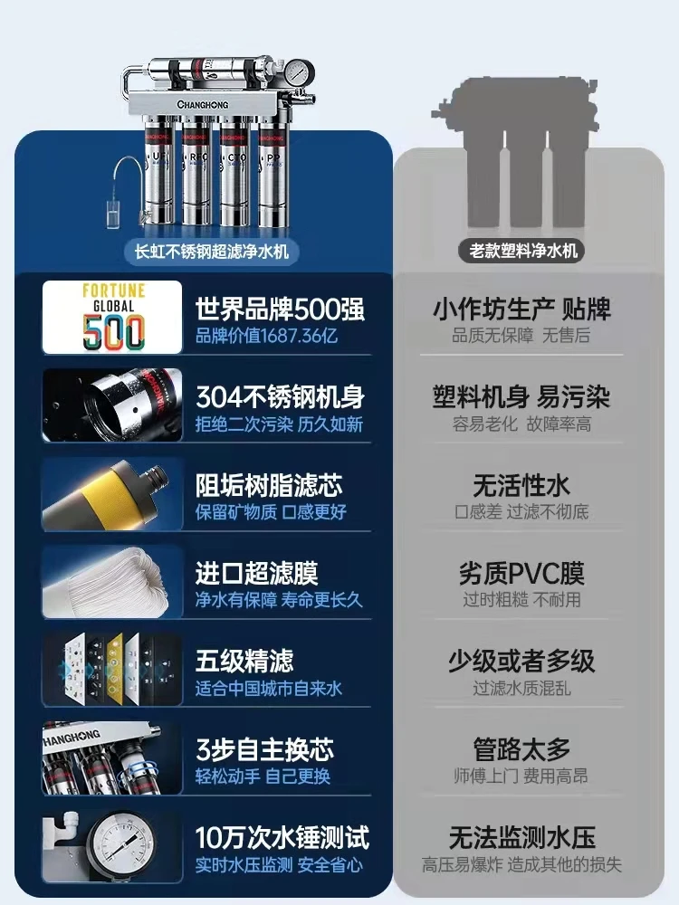 Очиститель воды бытовой смеситель для питьевой из нержавеющей стали