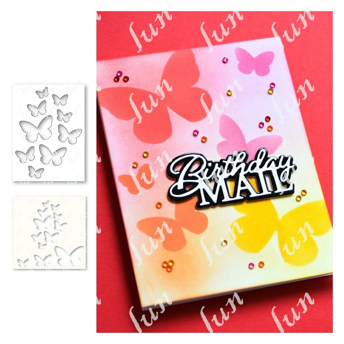 

Butterfly Coterie Collage Metal Cutting Dies DIY Scrapbooking Greeting Cards Paper Craft Knife Mould Drawing Embossing Stencils