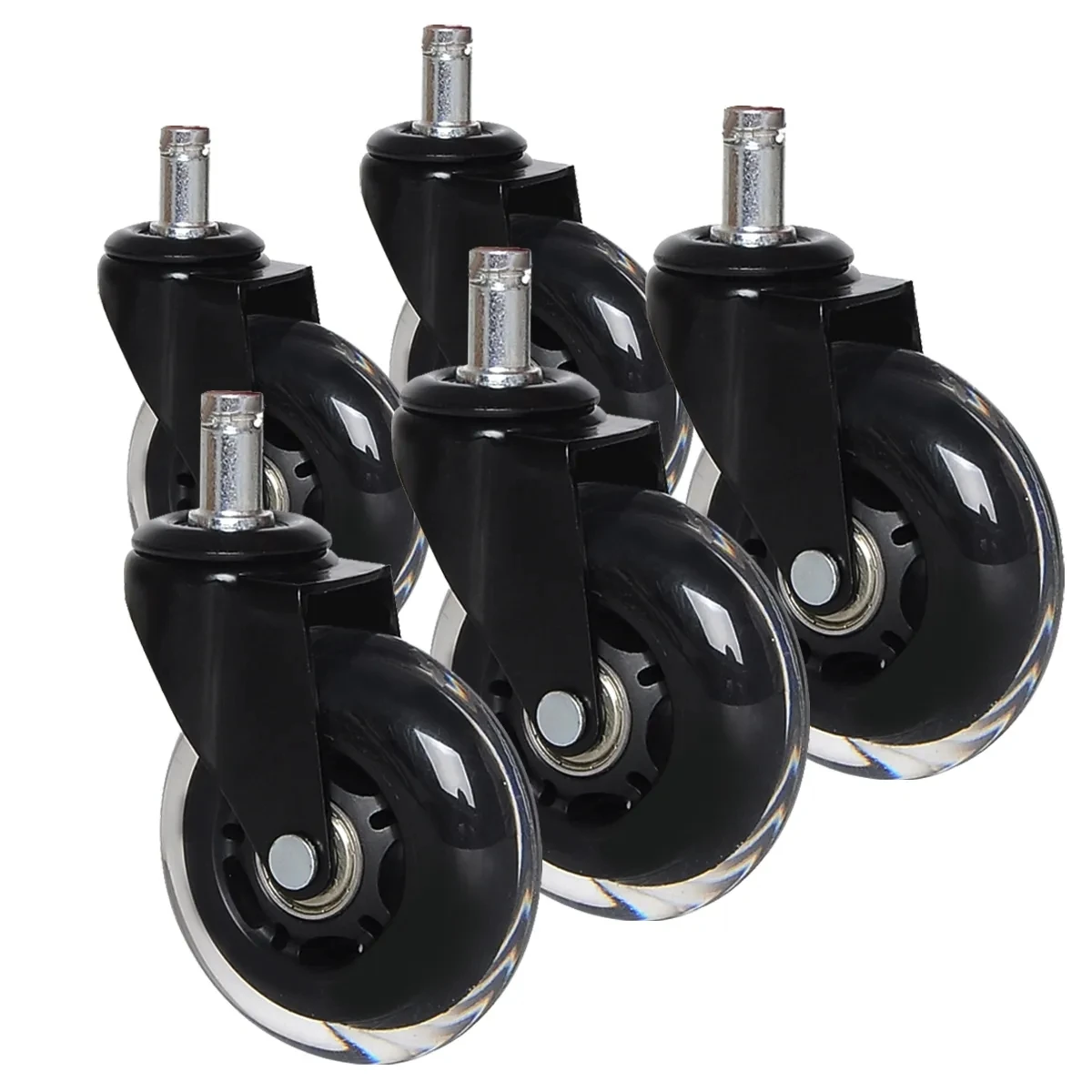 Casters Hard Floor Casters Premium Caster Wheels For Parquet Laminate Swivel Chair Wheel For Office Desk Chair
