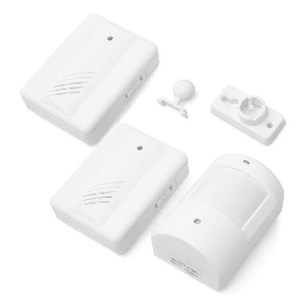 

Driveway Alarm Motion Sensor Alarm System with Long Range Receiver and Transmitter for Home Office Security Protection
