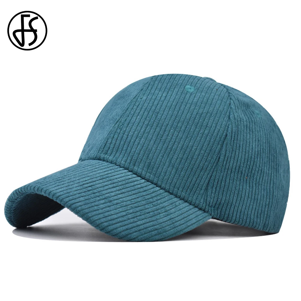 

FS Winter Women Corduroy Hat Cold Proof Baseball Caps For Men Green Warm Trucker Cap Outdoor Sports Ski Hats Bone Masculino