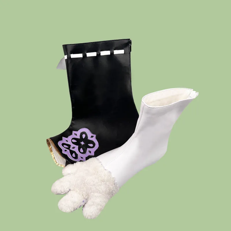 Genshin Impact Cos Kirara косплей милый кот коготь женский костюм цвет черный башмак A